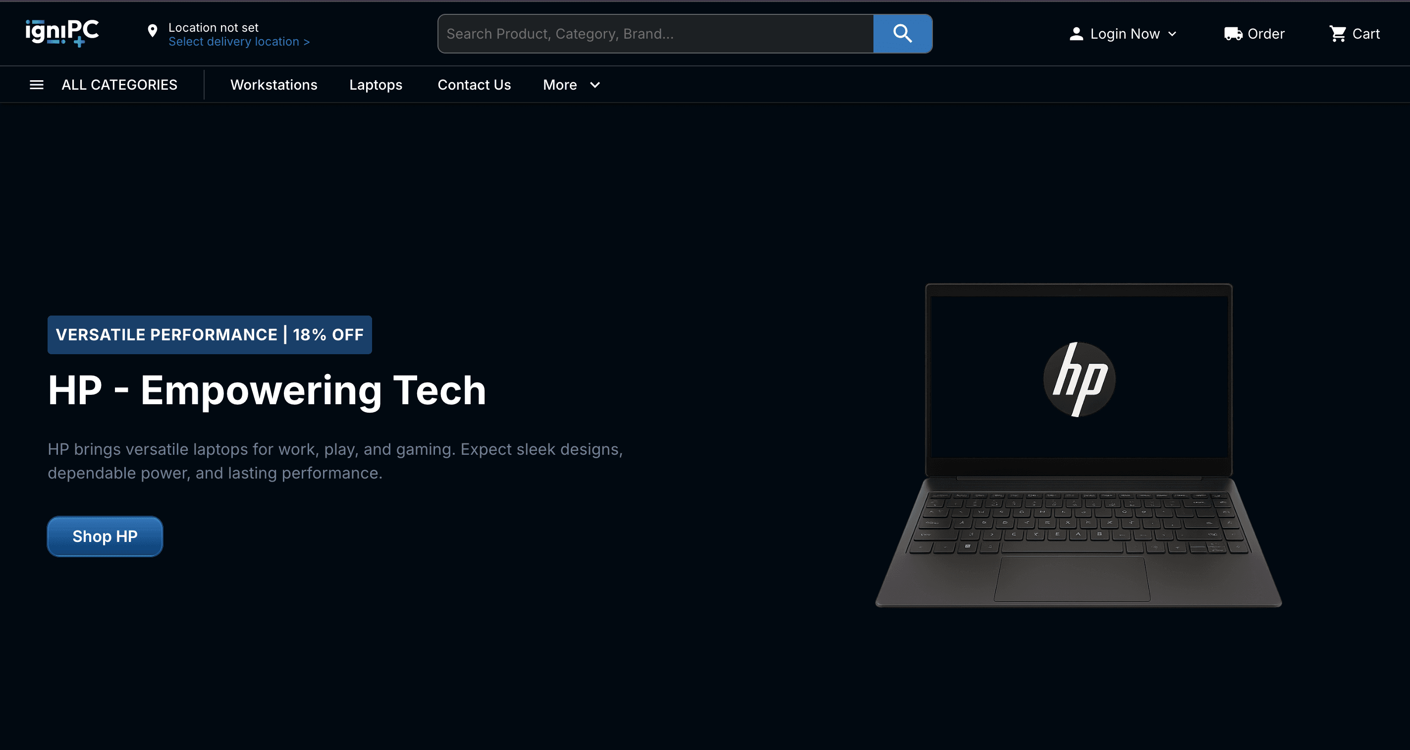 E-commerce Platform screenshot